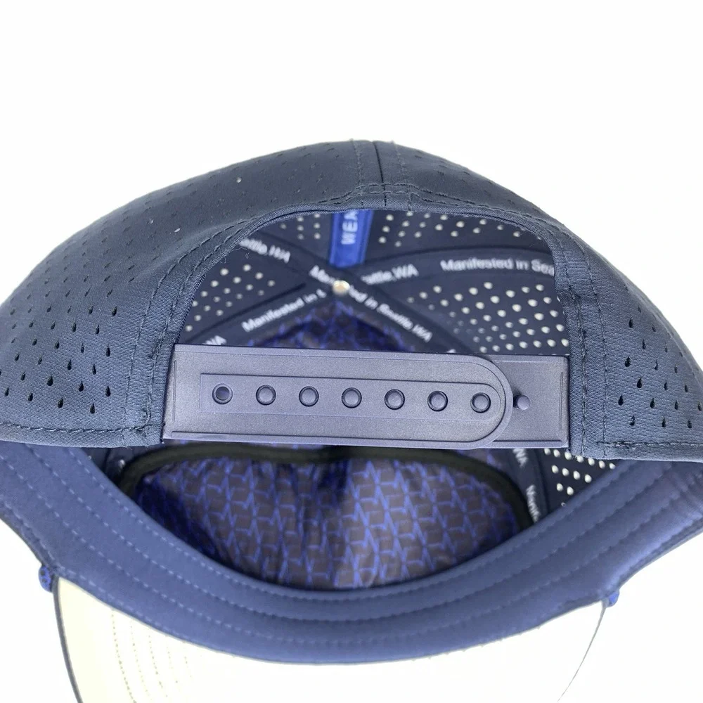 VYBE Hat Blue Mesh Rope Adjustable Performance Snapback Baseball Cap - Picture 4 of 16